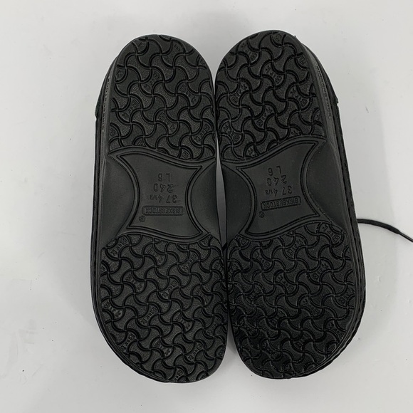 Birkenstock Memphis black leather loafer shoe oxford tie Germany women new 37 6 - Picture 6 of 7